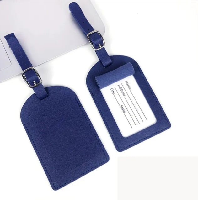 Luggage Tags (round top edge)